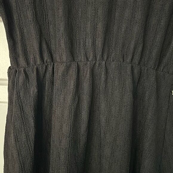 SweatyRocks Women's Short Batwing Sleeve Cross Wrap V-Neck A-line Swing Dress. L - Picture 8 of 12